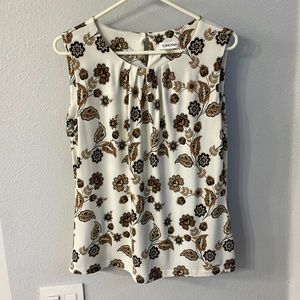 Calvin Klein sleeveless dress shirt